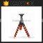 12" flexible tripod rubber material with phone holder for camera and cell phone