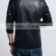 New 2015 autumn latest design leather jacket for men &rib cuff jacket man