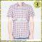 China OEM Check Shirt Supplier/Tall Fitted Modern Men's Check Shirt