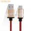 2016 Fashion Fast Charging Braided Line Type-C to USB 2.0 Data Cable