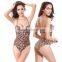 2016 New Women Bikini Sexy Leopard Bodysuit Swimwear Bodysuit Jumpsuit