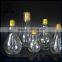 150ml/200ml/250ml/300ml/400ml/800mll light bulb glass beverage bottle