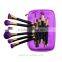 Hot Sell Professional Bamboo Handle High-quality 15PCS Real Goats Hair Makeup Brush Set With Pouch