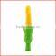 Baby's teething toothbrush with suction stand