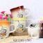 340cc new styles white ceramic cup and handpainted with color box for gift