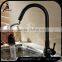 Black Antique Chrome Brass Pull Out Kitchen Faucet