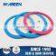Silicone Spill Cover Pot Lid Glass Lid With Silicone Rim