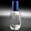 30ml flat round empty transparent glass spray pump perfume bottle