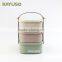 Three Layers Plastic Food Container With Lid