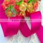 2015 China Wholesale top quality make polyester Satin Ribbon flowers, baby ribbon hairbow