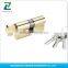 euro door mortise brass lock cylinder