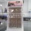 Custom pop eyelash packaging eyelash display stand/ Cosmetic wall display showcases design/ cosmetic display unit