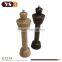 rubber wood paint coating salt and pepper mills