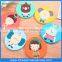 Round shape silicone mat cartoon silicone mat