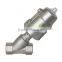 2 Way Full Stainless Steel Angle Seat Valve with Pneumatic Actuator
