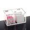 Deft design high transparent acrylic makeup cosmetic storage box wholesale