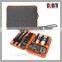 BUBM travel essentials earphone cables organizer nylon zippered digital receiving bag for electronic accessories