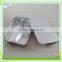 Disposable 3 Compartments Aluminum Foil Food Tray With Lid