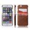 New CROCO High Quality PU Mobile Phone Case Cover for iPhone 6 Leather Housing With Two card slots