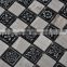 JY-Mx-SR01 Eurpoen interior wall decorate tiles caving resion mix gray stone sheet mosaic Antique palace mosaic
