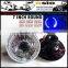 7 Round BMC Semi Sealed Beam lens with LED Halo Ring Auto Halogen sealed beam H4 or HID H4 Xenon Bulb