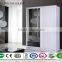 High Quality Glossy Panel Material Sliding Door Wardrobe With Mirror