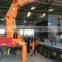 hand operated lifting equipment on truck, Model No.: SQ1600ZB6, 80ton truck crane with foldable booms.