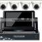 low cost 4 channel ahd dvr kit security camera system with 7"inch LCD monitor