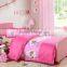 100% cotton Infant Kindergarten anti kicking sleeping bag quilt for four seasons detachable and washable pink teddy bear