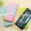 Wholesale Rainbow Multi-zip Custom Canvas Pencil Case for School
