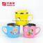 Stainless Steel Plastic Colorful Kid drinking cups with cover 8CM