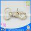 Q-1536 zinc alloy hook fancy tiny silver zipper hooks