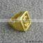 New design imitation gold finger ring, latest imitation gold metal ring designs