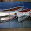 abstract Oil Painting fish Boat
