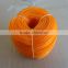 4mm Orange Polyethylene Twisted rope