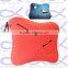 Stripe pattern neoprene laptop bag with binding