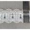 Wholesale New Fashion Design Chemical Lace White Fabric Mesh Lace Trimming
