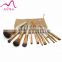 new style 12pcs makeup brush for cosmetic with steel box