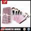 10 Piece Makeup Brush Set With Beautiful Pouch