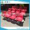 Sgaier grandstand seating 5 rows bleacher with Guardrail for school using