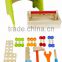 Creative DIY wooden tool table assembly toy disassembling screw toys