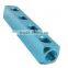 Precision Aluminium made 4 way mainfold block splitter from shenzhen VMT factory