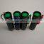 3xAAA battery green light led flashlight cheap led flashlight