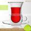 Eco Friendly Personalized Borosilicate Personalized Tea Cup Saucer Set