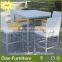 modern design white rattan garden furniture