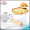 NBRSC Factory Wholesale Food Grade Stainless Steel Potato Masher Ricer Potato Press with Wood Handle