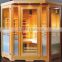 Hemlock Wood Material Wooden Infrared Sauna Room Portable Home Sauna Room For Sale
