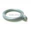 ID34mm/OD46mm & ID26mm/OD33mm, Plastic Curtain Rod Pole Ring Brushed Nickel