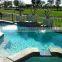 unpolished colored gravel for landscaping and terrazzo floor