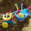 2015 outdoor most fashionable plastic sand beach toys in summer for kids
